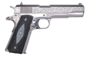 CNC COLT 1911 TUXEDO 38 SUP 5IN BARREL 9RD BLUED ENGRAVED 1 OF 300 CNCTUX38