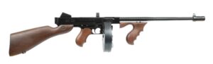 AUTO 1927A-1C LIGHTWEIGHT DELUXE 45 ACP 50RD BLUED / WOOD W/20RD STICK MAG T550D