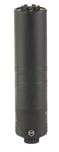 MAXIM SUPPRESSOR MS-57  BLACK ALUMINUM TUBE - TITANIUM CORE - TITANIUM MOUNT - 1/2X28 & M10X1 - MXM-49752