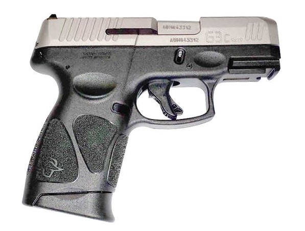 TAURUS G3C 9MM BLACK/STAINLESS STEEL 3.26IN BARREL 2X12RD 1-G3C939-2x12