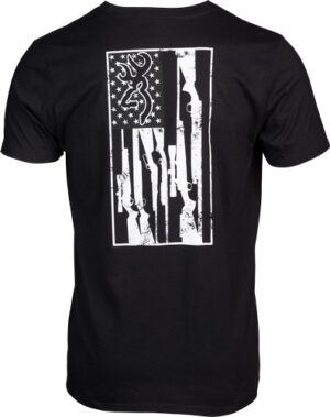 BROWNING SS T-SHIRT BROWNING - LEGACY FLAG BLACK XXLARGE