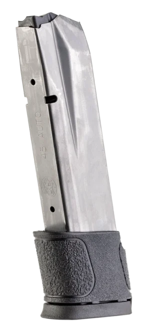 S&W M&P45 MAGAZINE 45 ACP, 14 RD BLK BS PLATE