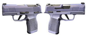 SIG SAUER P365X 2 TONE PURPLE 9MM PSTL 3.10" 2-12RD OPTIC RDY MANUAL SAFETY