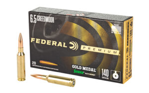 Federal Premium 6.5 Gold Medal siera 140 grain
