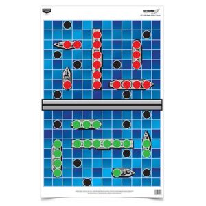 Birchwood Casey EZE-Scorer 23x35in Battle at Sea Target - 5 Pack - Blue