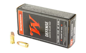 Winchester USA Handgun 9 Mm Luger 115 Grain Jacketed Hollow Point Centerfire Pistol Ammo, 50 Rounds, USA9JHP
