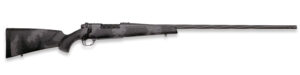 Weatherby  Mark V Live Wild 25 Creedmoor 4+1 22" Carbon Gray Cerakote Fluted Threaded Barrel, Carbon Gray Cerakote Drilled & Tapped Steel Receiver Fixed Black w/Gray Accents Polymer Stock, Right Hand
