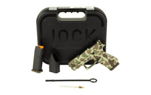 GLOCK 43X 9MM Semi-Auto Handgun - Frog Camo Finish