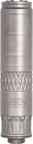 RUGGED SUPPRESSORS ALASKAN 360 - TITANIUM R.U.M BEAD BLASTED