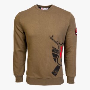 Arsenal XX-Large Khaki Cotton-Poly Standard Fit Alpha Pullover Sweater