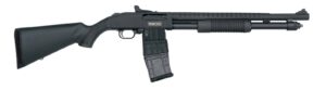 MOSSBERG 590M SGP 12 GA 18.5" HW BBL CYL HEAT SHIELD 10/RD MAG GHOST RING BLACK SYN STOCK TRI RAIL