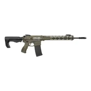 FOSTECH STEALTH RAPTOR RIA 5.56 16IN BBL MACH-2 13IN RAIL SINGLE STAGE TRIGGER OD GREEN