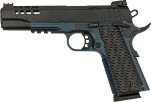 GREAT LAKES FIREARMS 1911 HGA 45ACP 5 IN BBL RMSC OPTIC CUT PORTED SLIDE BLUE TITANIUM/SS