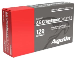 AGUILA AMO 6.5 CREEDMOOR 129GR SP 20RD 2820FPS (10 BOX CASE)