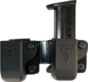 COMP-TAC TWIN BELT CLIP MAG OWB KYDEX #12 SIG229 .403209/40M&P 9/40 LSC BLACK