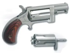 NORTH AMERICAN ARMS SIDEWINDER HGR 22LR/22WMR 1" BBL SS SWINGOUT CONVERSION