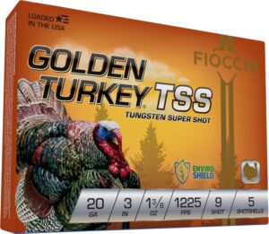 FIOCCHI GOLDEN TURKEY TSS AMO 20GA 3 IN 1 3/8 OZ #9 1175 FPS 5RD ( 10 BOXES PER CASE )