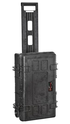 EXPLORER GUN CASE BLACK TROLLEY 6 HANDGUNS 12 MAGS 20.35"X10.91"X8.54"