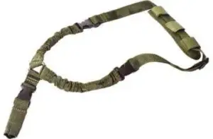 RUKX GEAR TACTICAL SINGLE POINT BUNGEE SLING GREEN