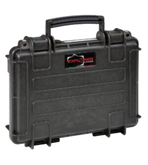 EXPLORER RED HARD CASE SINGLE PISTOL  BLACK WITH PRE-CUBED FOAM SET 10.87"X7.87"X4.72"