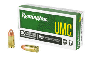 Remington UMC 9mm 115GR FMJ Handgun Ammunition