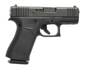 Glock PX4350201FR G43X  Slim Sub-Compact Frame 9mm Luger 10+1 3.41" Black GMB Barrel, Black nDLC Serrated Steel Slide, Black Polymer Frame w/Picatinny Rail, Black Textured Polymer Grip, Ambidextrous
