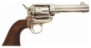 Cimarron Frontier .45LC Revolver - 4.75" Stainless Walnut