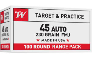 Winchester USA 45ACP 230GR FMJ Ammunition - 100 Rounds