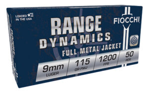 Fiocchi .45 ACP 230 Gr FMJ Range Dynamics - 50 Rounds