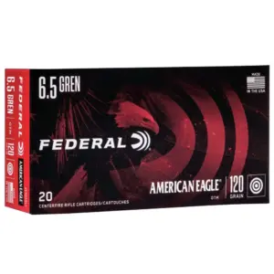 Federal American Eagle 6.5 Grendel 123gr Open Tip Match Ammo