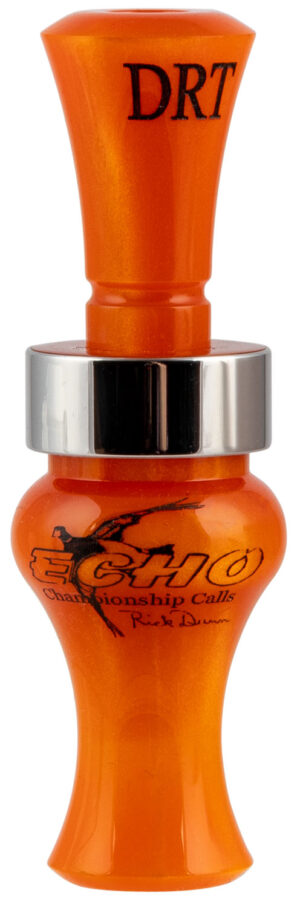 Echo Calls 79026 Timber Double Reed Duck Call - Orange Pearl
