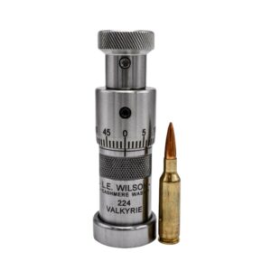 L.E. Wilson Stainless Steel Bullet Seater Die with Micrometer Adjustment 6mm GT
