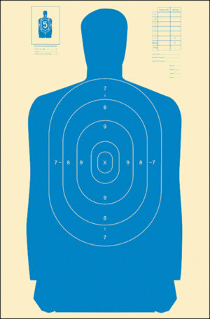 Action Target B27SBLUE100 Hanging Qualification Target