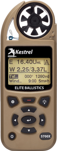 Kestrel 5700X Weather Ballistics Meter - Tan