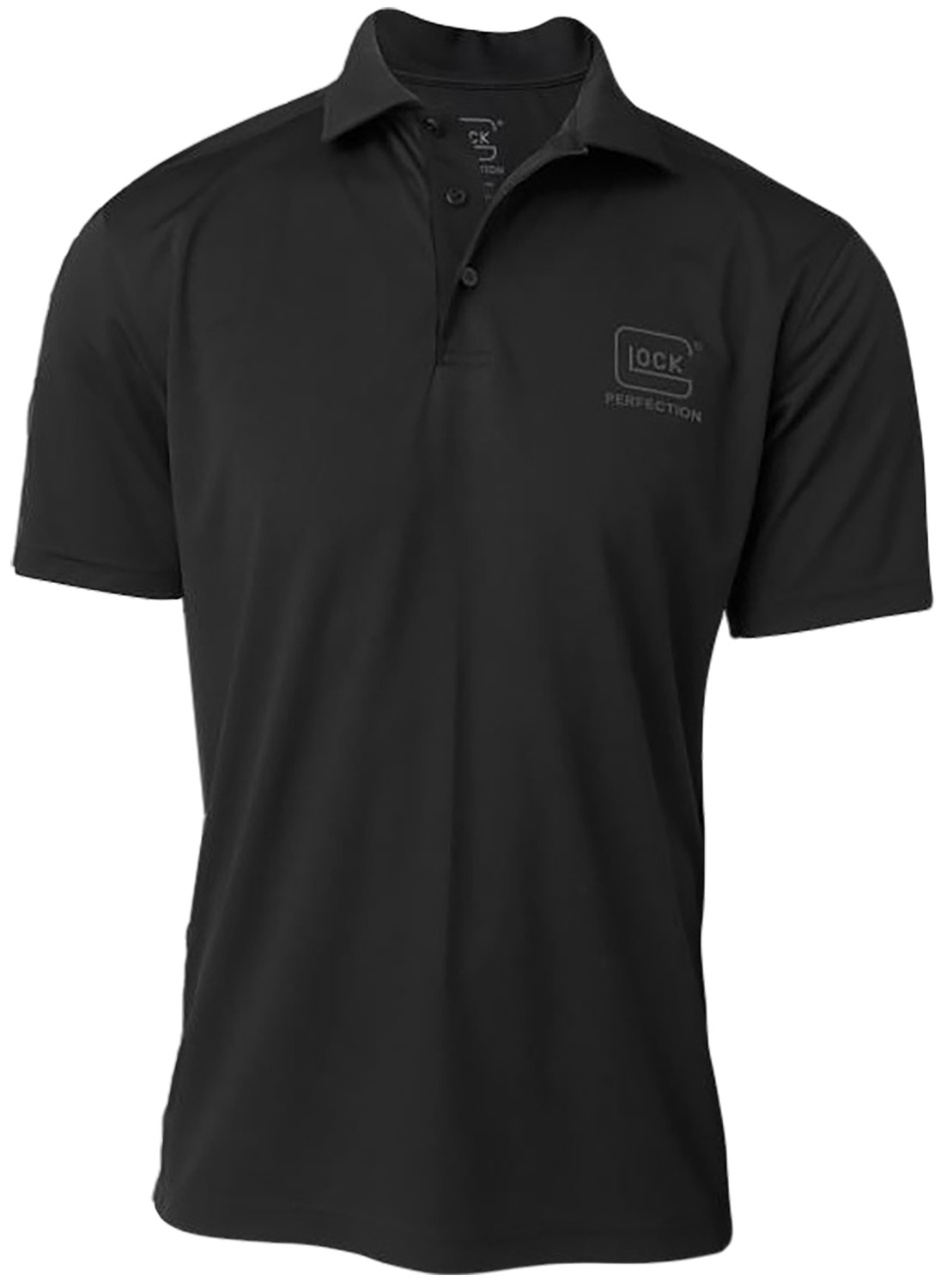 Glock Perfection Polo - Black Short Sleeve Mesh Shirt
