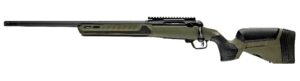 Savage Arms 32648 110 Core Predator Full Size 6mm ARC 10+1 22" Medium Heavy Fluted Barrel, Arca Rail Forend, Hunter Green AccuStock w/AccuFit V2 Synthetic Stock, Left Hand