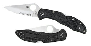 Spyderco Delica 4 Folding Knife - 2.88" VG-10 Serrated Blade