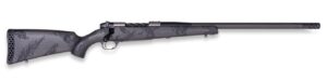 Weatherby MGT01N7MMBR18B Mark V Backcountry Guide TI 7mm BC 3+1 16" + 2" Graphite Black Cerakote Fluted Threaded Barrel, Titanium Drilled & Tapped Receiver, Exposed Carbon  w/Carbide Black Accents Fix