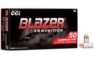 Blazer .380 ACP 95GR FMJ Handgun Ammunition - 50 Rounds