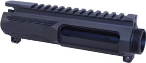 Guntec AR15 Slabside Stripped Billet Upper Receiver - Black