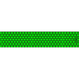 White Water Archery Honeycomb Fade Arrow Wraps - Flo Green