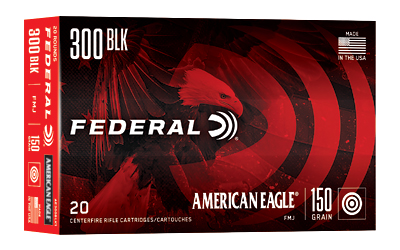 Federal American Eagle .300 AAC Blackout 150GR FMJ Ammo
