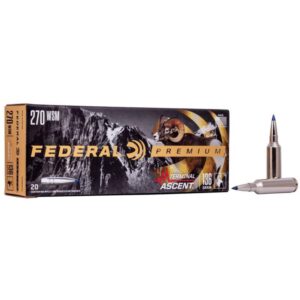 Federal Terminal Ascent .270 WSM Rifle Ammunition - 136 gr