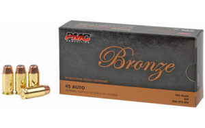 PMC Bronze .45 ACP 185GR JHP Handgun Ammunition