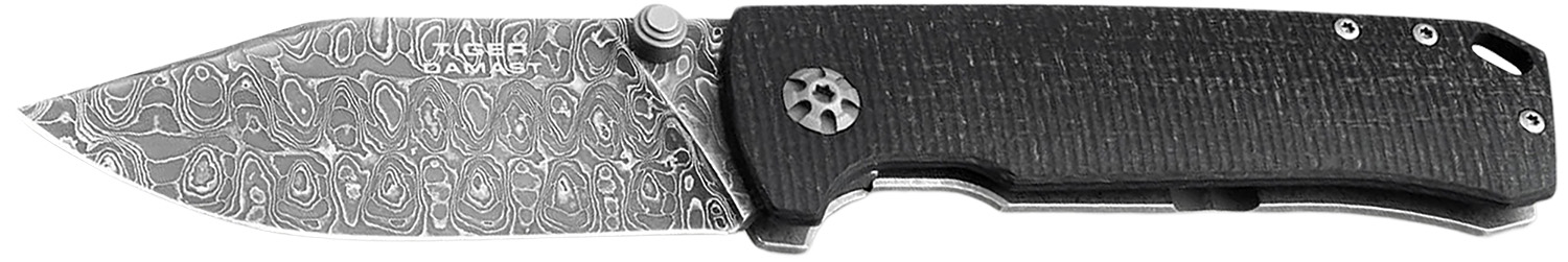 Boker 111103DAM Tiger-Damast Pocket Knife with 3.35" Blade