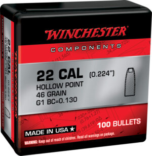 Winchester WB22HP46X 22 Hornet 46gr Hollow Point Bullets