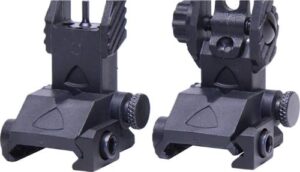 Guntec AR-15 EZ Sights Poly - Backup Thin Iron Sight Set