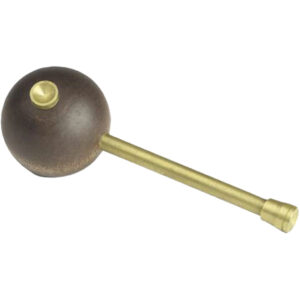 Traditions Ball Starter - Wood/Brass Round Handle