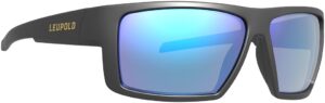 Leupold 186741 Switchback Matte Black Blue Mirror Shooting Glasses