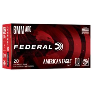 Federal American Eagle 6mm ARC Rifle Ammunition - 110gr TMJ